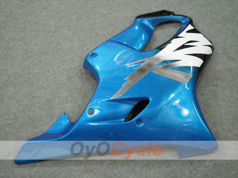 Kit de carenado por inyección para CBR600F4 99-00 - Azul, Negro - Estilo de fábrica #OYO87900134
