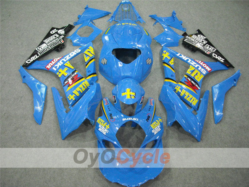 Carenado de inyección para GSX R1000 07-08 - Azul, Negro - MOTUL, Rizla+ #OYO87902151