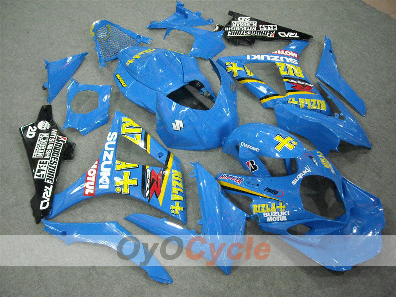 Carenado de inyección para GSX R1000 07-08 - Azul, Negro - MOTUL, Rizla+ #OYO87902151