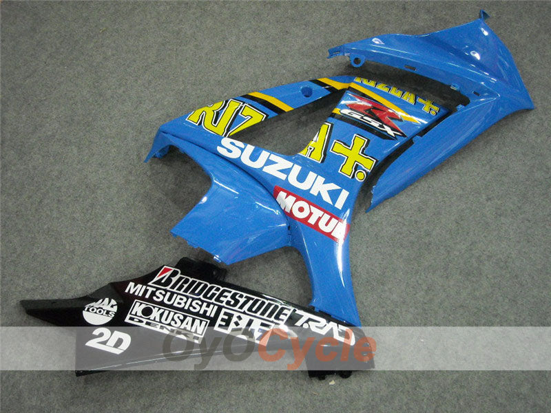 Carenado de inyección para GSX R1000 07-08 - Azul, Negro - MOTUL, Rizla+ #OYO87902151