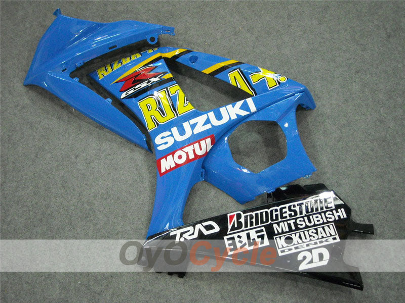 Carenado de inyección para GSX R1000 07-08 - Azul, Negro - MOTUL, Rizla+ #OYO87902151