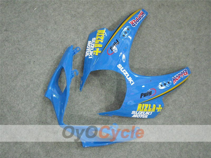 Carenado de inyección para GSX R1000 07-08 - Azul, Negro - MOTUL, Rizla+ #OYO87902151