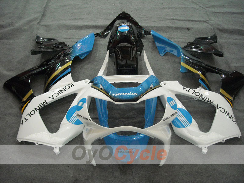 Kit de carenado por inyección para 00-01 CBR900RR 929 - Blanco, Negro - Konica Minolta #OYO87902845 Imagen principal del producto