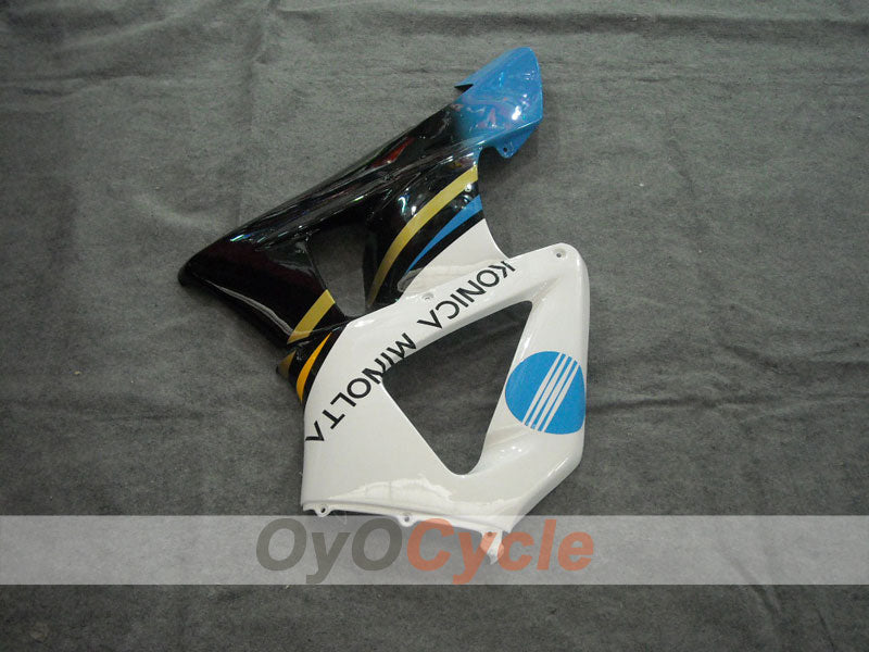 Kit de carenado por inyección para 00-01 CBR900RR 929 - Blanco, Negro - Konica Minolta #OYO87902845 Imagen secundaria del producto