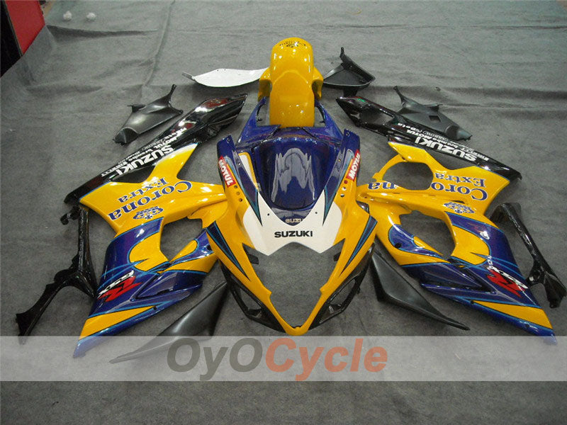 Kit de carenado de inyección para GSX R1000 05-06 - Amarillo, Azul - Corona #OYO87901942 Imagen principal del producto