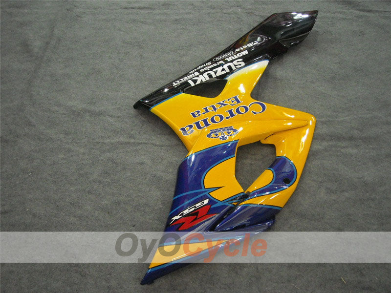 Kit de carenado de inyección para GSX R1000 05-06 - Amarillo, Azul - Corona #OYO87901942