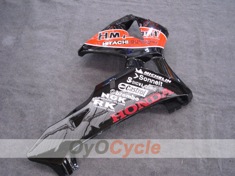 Kit de carenado por inyección para CBR600RR 05-06 - Naranja, Negro - Castrol, HM Plant #OYO87900252
