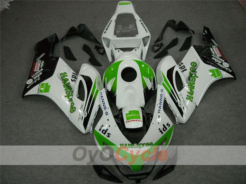 Carenado de inyección para CBR1000RR 06-07 - Verde, Blanco - HANN Spree #OYO87900607 Imagen principal del producto