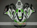 Kit de carenado por inyección para CBR1000RR 04-05 - Verde, Blanco - HANN Spree #OYO87902846