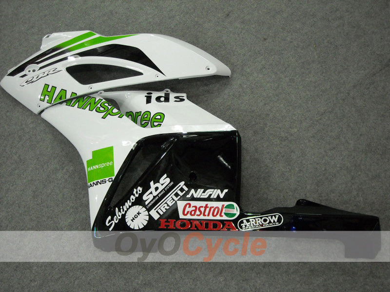 Kit de carenado por inyección para CBR1000RR 04-05 - Verde, Blanco - HANN Spree #OYO87902846