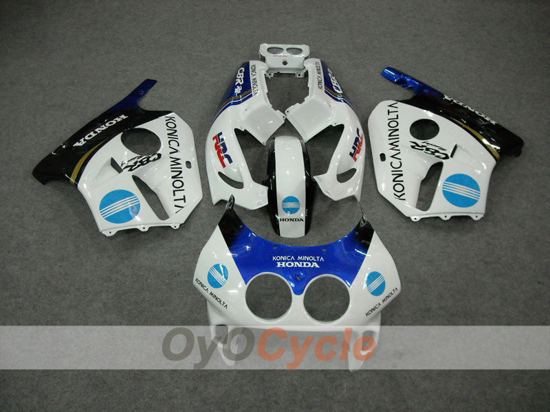 Carenado de inyección para CBR250RR 90-94 - Azul, Blanco - Konica Minolta #OYO87902953