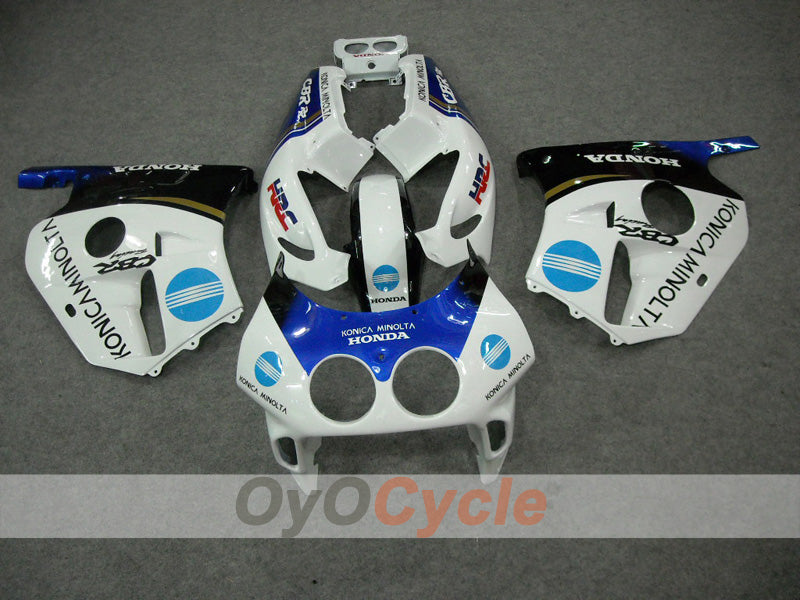 Carenado de inyección para CBR250RR 90-94 - Azul, Blanco - Konica Minolta #OYO87902953