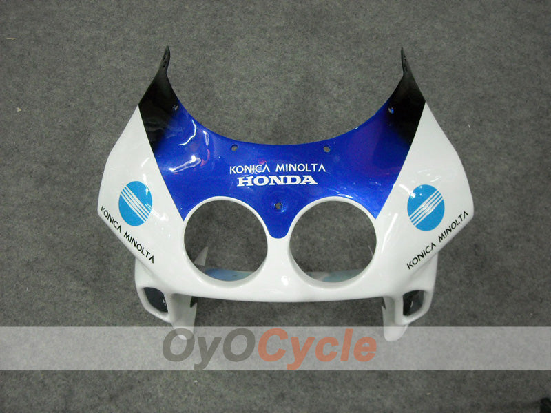 Carenado de inyección para CBR250RR 90-94 - Azul, Blanco - Konica Minolta #OYO87902953