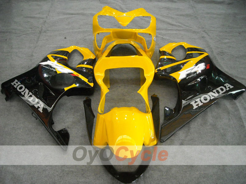 Kit de carenado inyectado para CBR600F4i 01-03 - Amarillo, Negro - Estilo de fábrica #OYO87900147 Imagen secundaria del producto