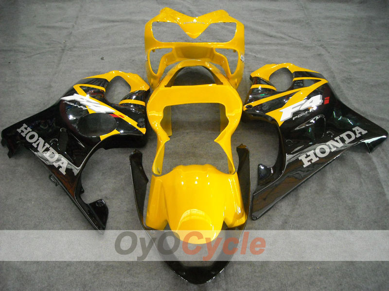 Kit de carenado inyectado para CBR600F4i 01-03 - Amarillo, Negro - Estilo de fábrica #OYO87900147 Imagen principal del producto