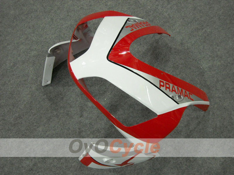 Kit de carenado por inyección para CBR600RR 03-04 - Rojo, Blanco - PRAMAC #OYO87902565