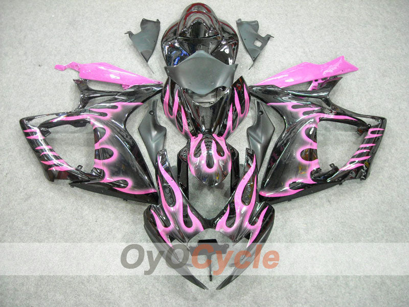 Kit de carenado por inyección para GSX R750 06-07 - Negro, Rosa - Llama #OYO87901287 Imagen secundaria del producto