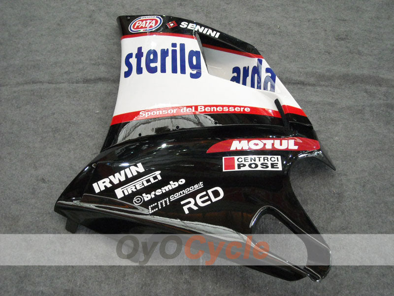 Kit de carenado por inyección para Ducati 996 del 99-02 - Blanco, Negro - Sterilgarda #OYO87902234