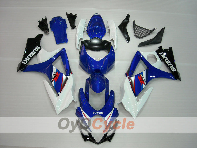 Kit de carenado por inyección para GSX R1000 07-08 - Azul, Blanco - Estilo de fábrica #OYO87902890 Imagen principal del producto