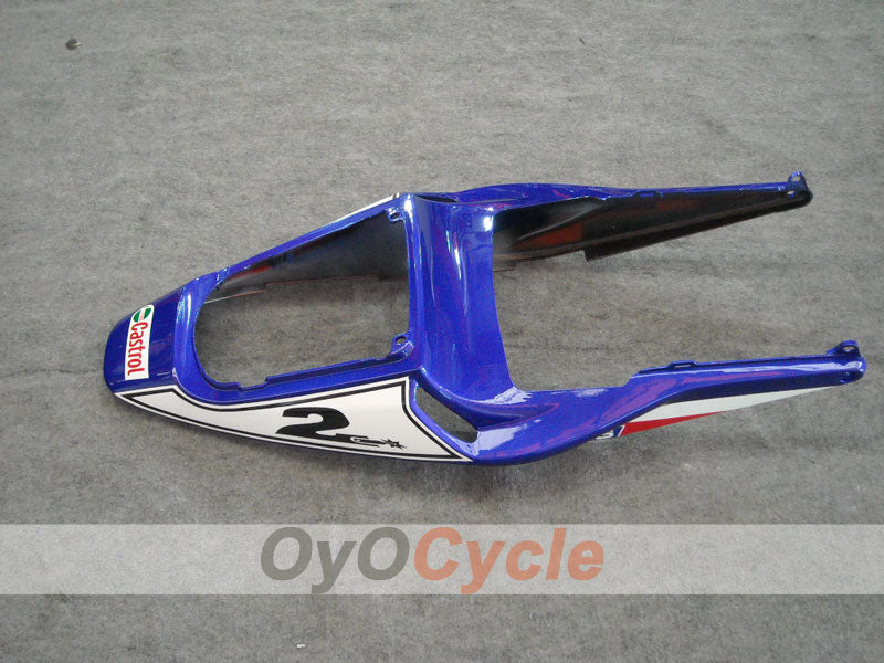 Kit de carenado por inyección para CBR600RR 03-04 - Rojo, Azul - Castrol #OYO87902505