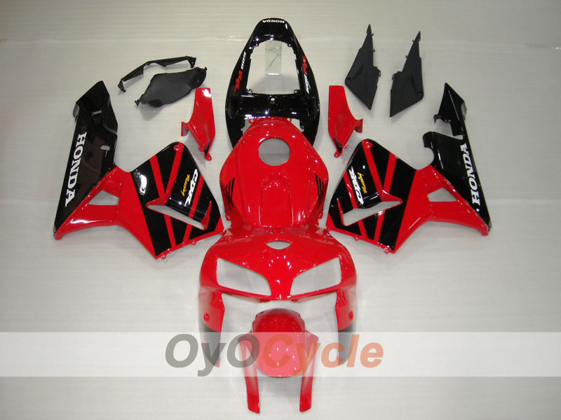 Carenado de inyección para CBR600RR 05-06 - Rojo, Negro - Estilo de fábrica #OYO87900282 Imagen principal del producto