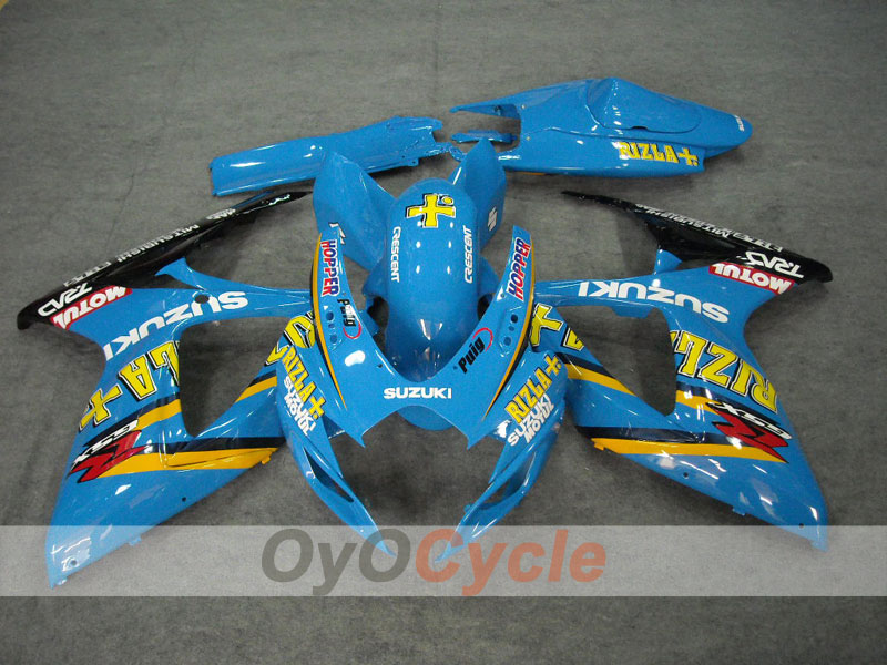 Carenado de inyección para GSX R750 06-07 - Azul - Rizla+ #OYO87901354