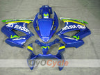 Kit de carenado por inyección para VFR800 02-13 - Amarillo, Azul - Movistar #OYO87902837
