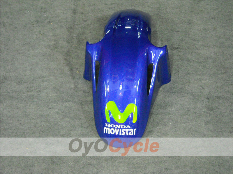 Kit de carenado por inyección para VFR800 02-13 - Amarillo, Azul - Movistar #OYO87902837