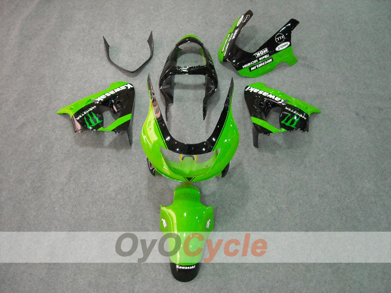 Kit de carenado para NINJA ZX-9R 98-99 - Verde, Negro - Monster #OYO87903016 Imagen principal del producto