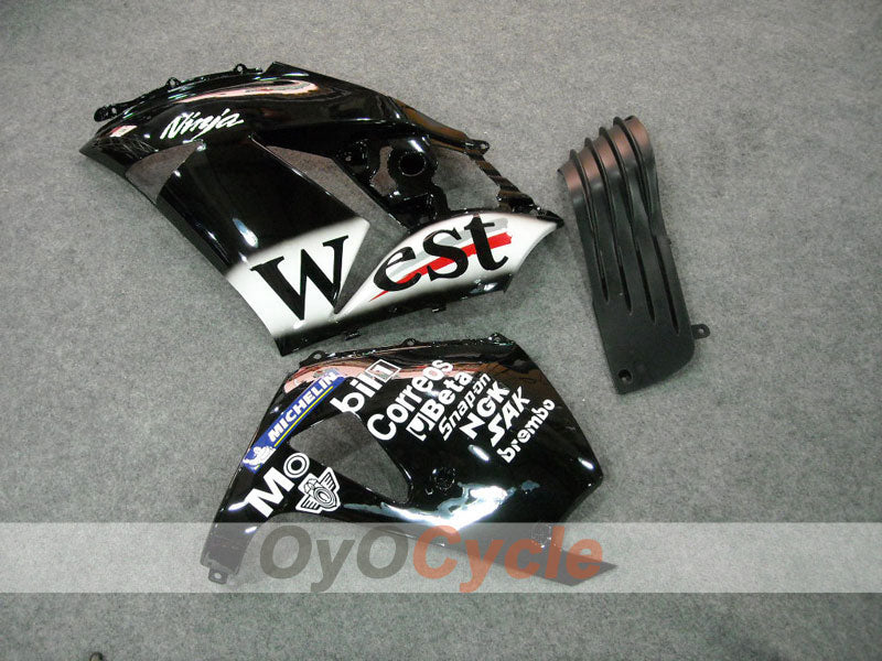 Kit de carenado de inyección para NINJA ZX-14R 06-11 - Negro - Oeste #OYO87902024 Imagen secundaria del producto