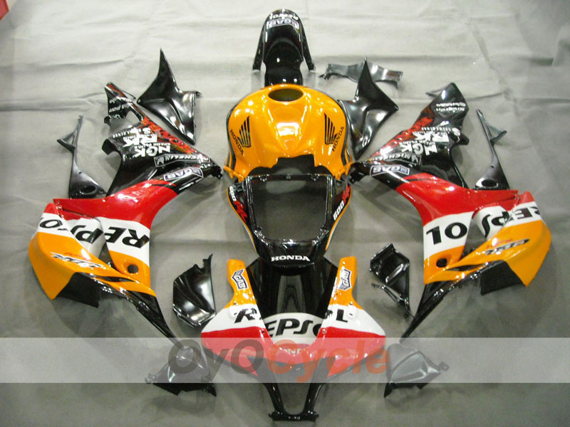 Kit de carenado por inyección para CBR600RR 07-08 - Naranja, Negro - Repsol #OYO87900428 Imagen principal del producto