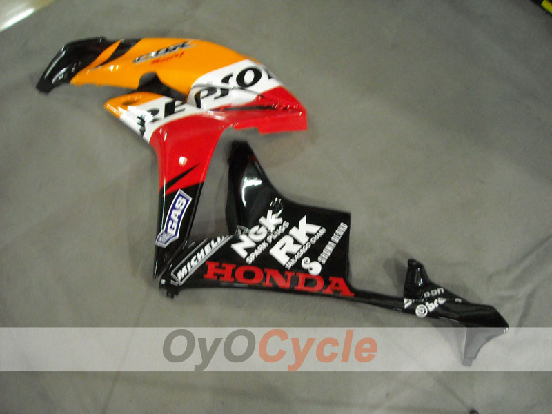 Kit de carenado por inyección para CBR600RR 07-08 - Naranja, Negro - Repsol #OYO87900428
