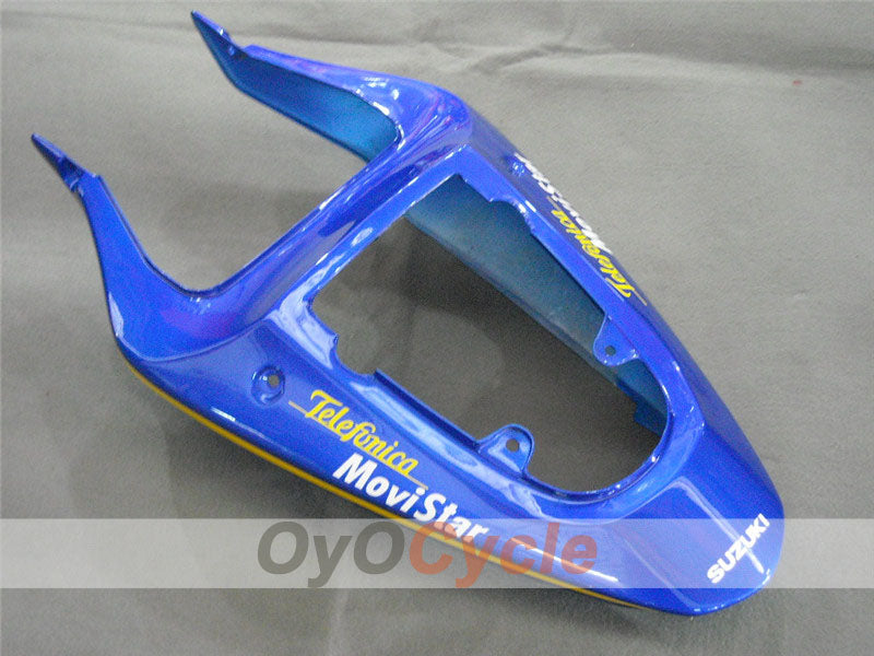 Kit de carenado de inyección para GSX R1000 00-02 - Rojo, Azul - Movistar #OYO87901739