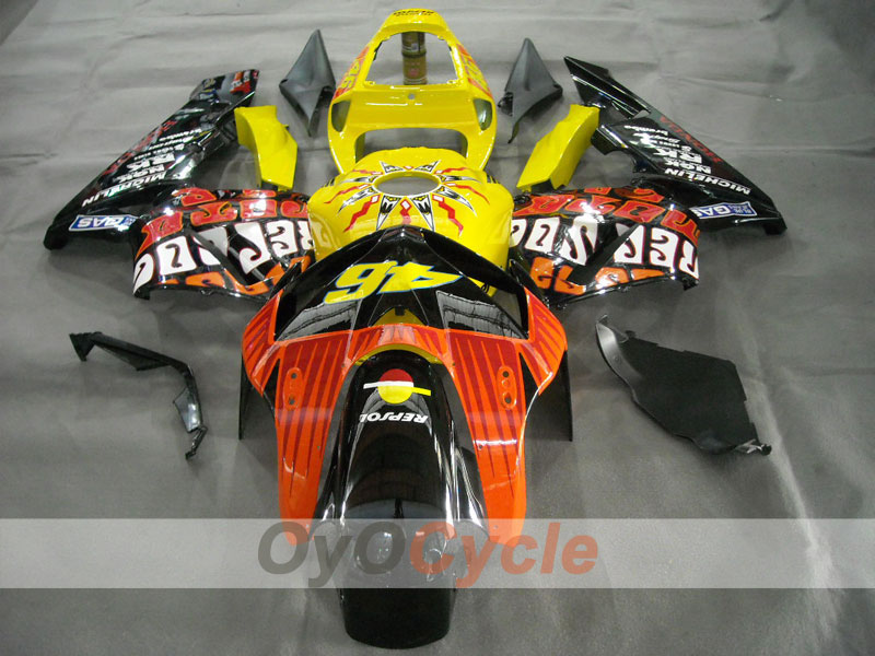 Kit de carenado por inyección para CBR600RR 05-06 - Amarillo, Azul - MICHELIN, RK, Repsol #OYO87900330 Imagen principal del producto