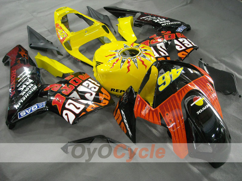 Kit de carenado por inyección para CBR600RR 05-06 - Amarillo, Azul - MICHELIN, RK, Repsol #OYO87900330 Imagen secundaria del producto