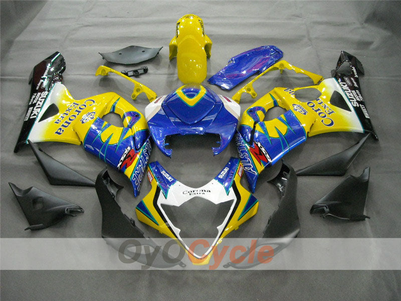 Carenado de inyección para GSX R1000 05-06 - Amarillo, Azul - Corona #OYO87901939 Imagen principal del producto
