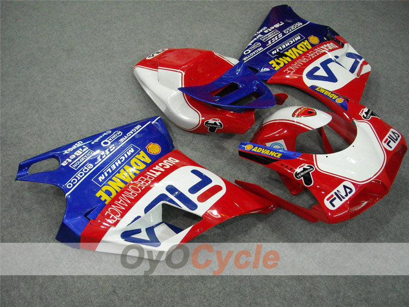 Kit de carenado por inyección para Ducati 998 02-04 - Rojo, Azul - FILA #OYO87902286 Imagen principal del producto