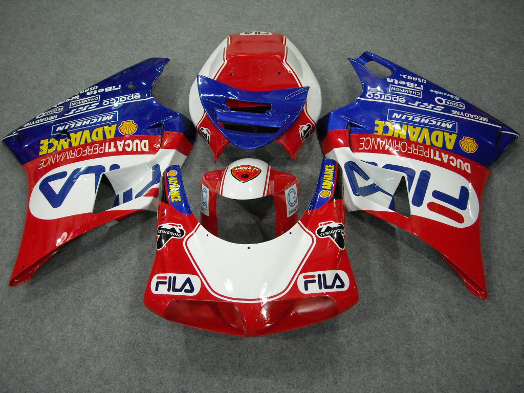 Kit de carenado por inyección para Ducati 748 94-02 - Rojo, Azul - FILA #OYO87902061 Imagen secundaria del producto
