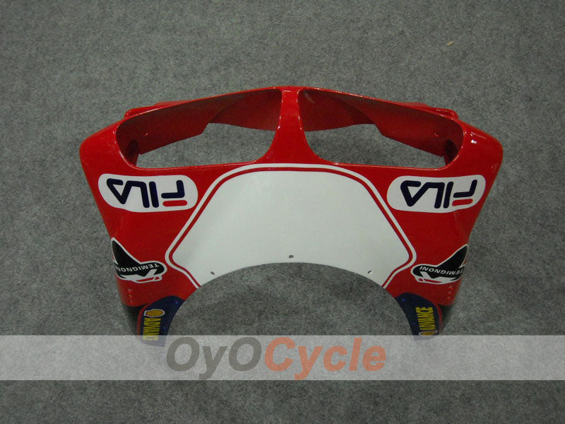 Kit de carenado por inyección para Ducati 996 del 99-02 - Rojo, Azul - FILA #OYO87902217