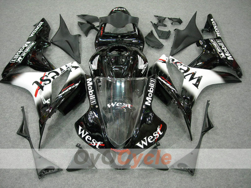 Kit de carenado por inyección para CBR600RR 07-08 - Blanco, Negro - West #OYO87900440 Imagen principal del producto