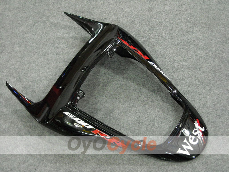 Kit de carenado por inyección para CBR600RR 07-08 - Blanco, Negro - West #OYO87900440