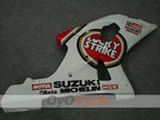 Kit de carenado por inyección para GSX R750 00-03 - Rojo, Blanco - Lucky Strike #OYO87901058