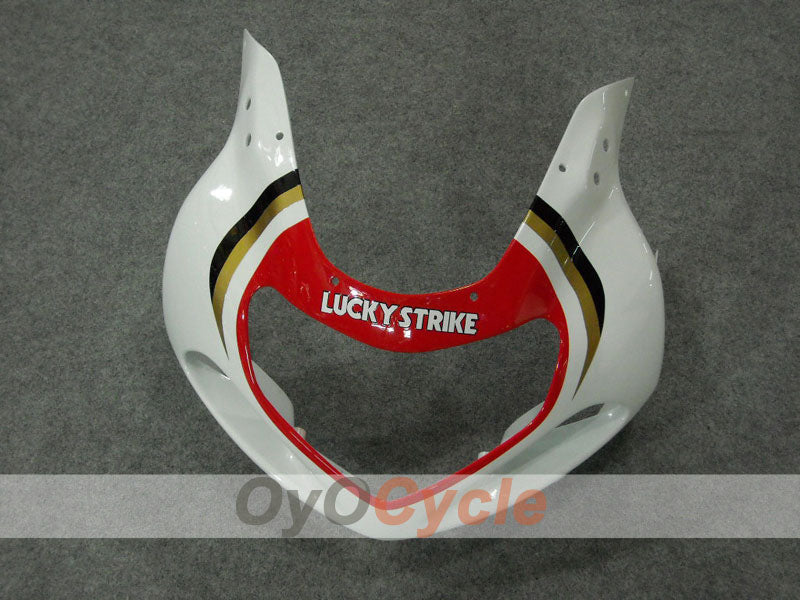 Kit de carenado por inyección para GSX R750 00-03 - Rojo, Blanco - Lucky Strike #OYO87901058