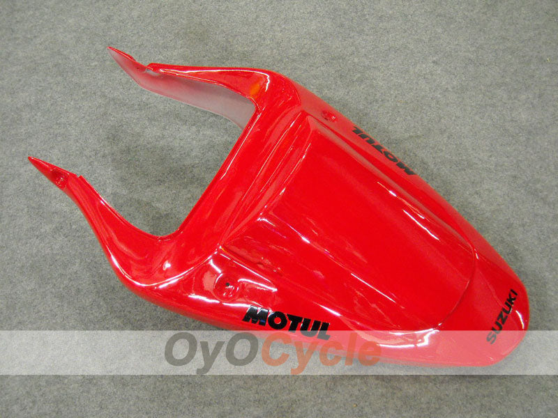 Kit de carenado por inyección para GSX R750 00-03 - Rojo, Blanco - Lucky Strike #OYO87901058