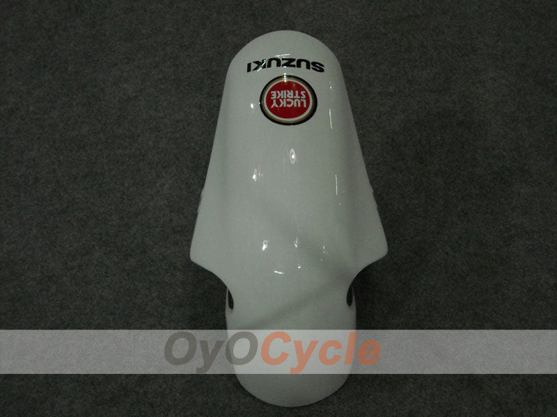 Kit de carenado por inyección para GSX R750 00-03 - Rojo, Blanco - Lucky Strike #OYO87901058