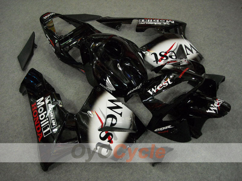 Kit de carenado por inyección para CBR600RR 03-04 - Blanco, Negro - West #OYO87902557 Imagen principal del producto