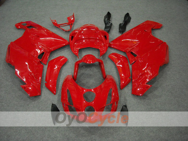 Carenado de inyección para Ducati 749 de 03-04 - Rojo, Negro - Estilo de fábrica #OYO87902116
