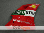 Carenado de inyección para Ducati 998 02-04 - Rojo, Blanco - INFO STRADA #OYO87902295