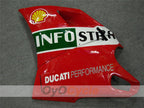 Carenado de inyección para Ducati 998 02-04 - Rojo, Blanco - INFO STRADA #OYO87902295