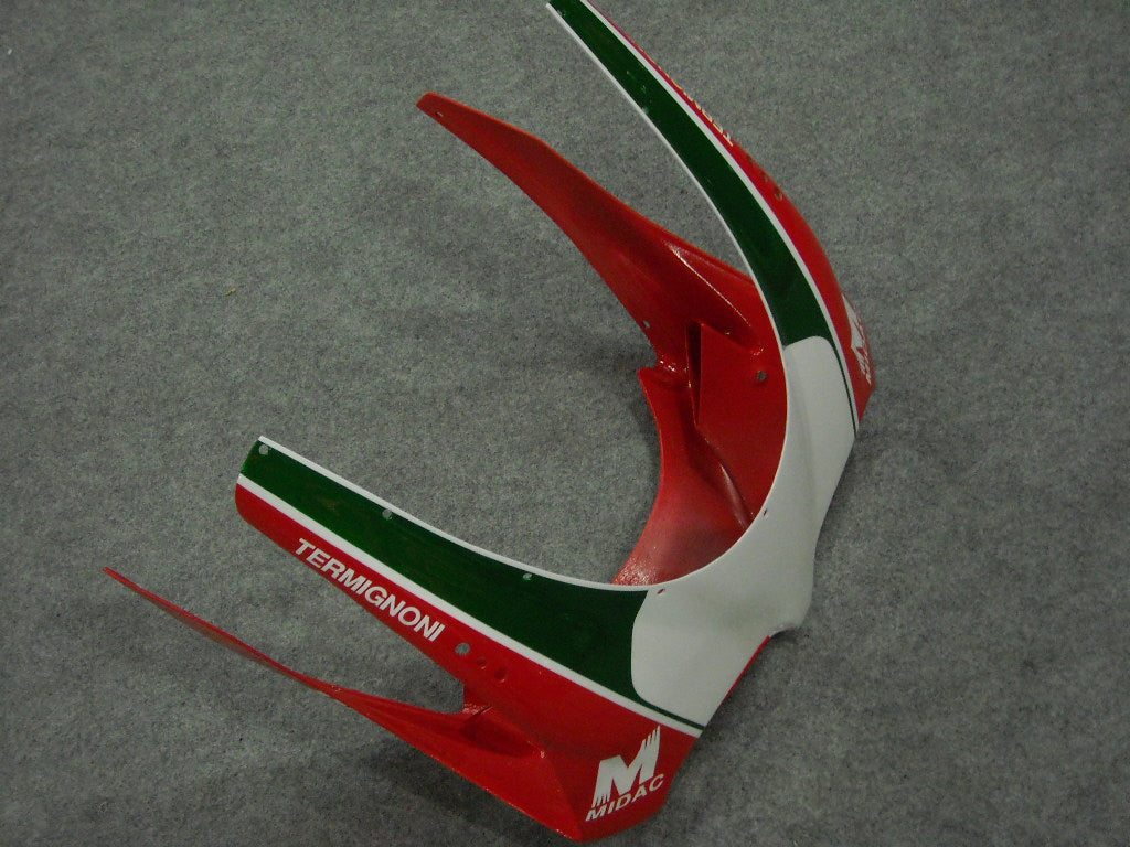 Kit de carenado por inyección para Ducati 996 del 99-02 - Rojo, Blanco - INFO STRADA #OYO87902219